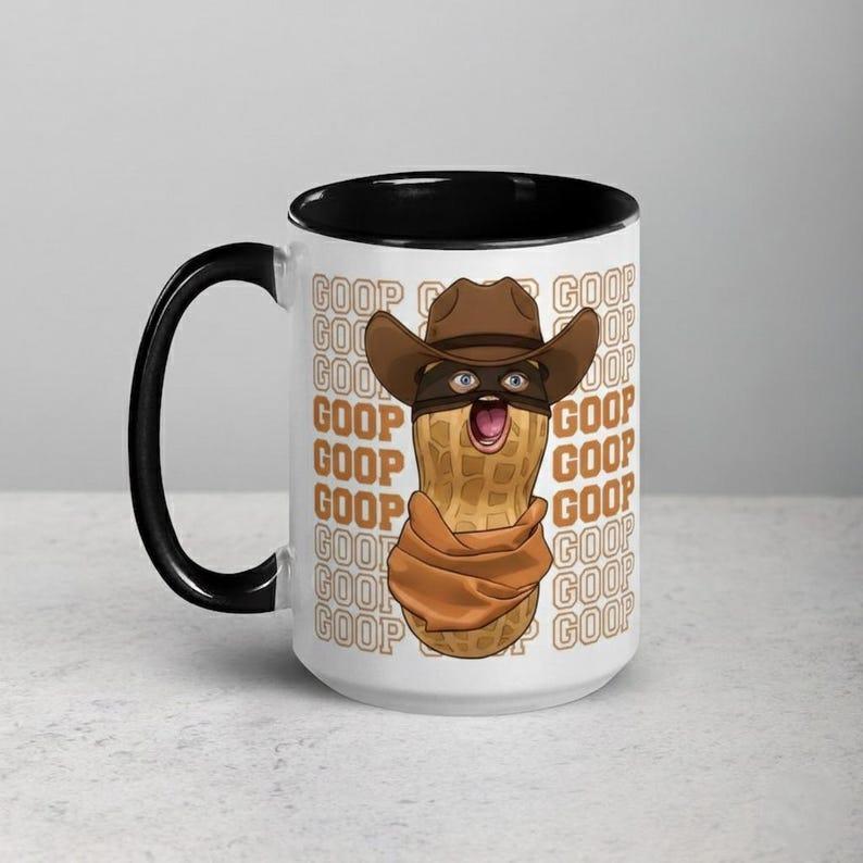 The Burnt Peanut GOOP Mug, Bungulator Mug, Funny Meme Mug, Funny Viral Meme Mug, Funny Meme Mug, Christmas Gift, Burnt Peanut Viral Meme Mug, Funny Bungulator Burnt Peanut Mug.