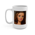 Funny Doll Face Mug, Disgusted Barbie Meme Coffee Cup, Sarcastic Reaction Gift, Weird Humor Tea Cup, Unhinged Meme Mug