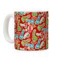Phallic Christmas Cookies Coffee Mug - 11oz, 15oz Ceramic Drinkware with Large Handles, Printed in the USA