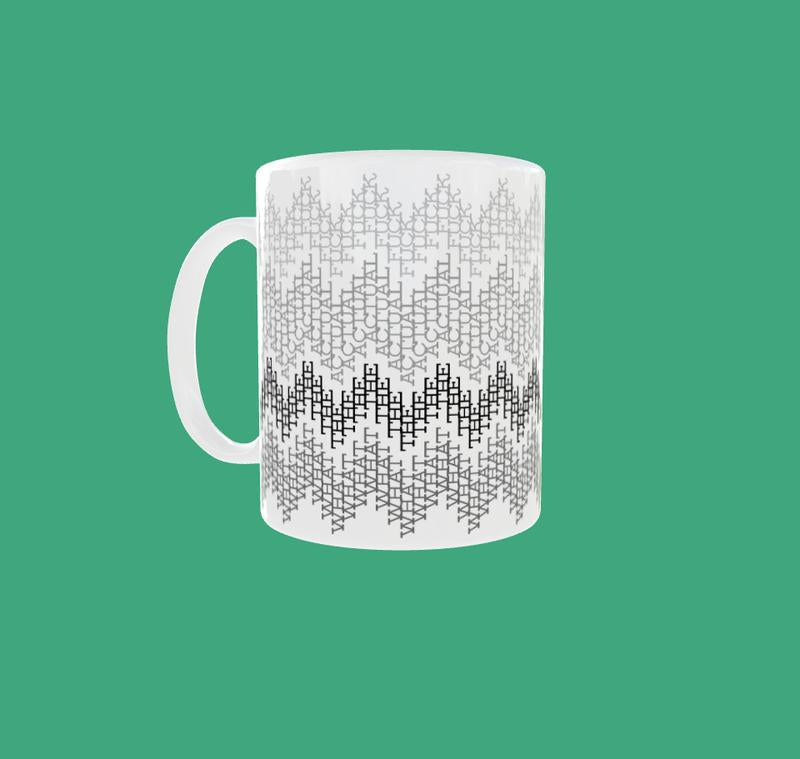 Hidden Message Coffee Mug: What The Actual F*ck - Sarcastic Woven Ceramic