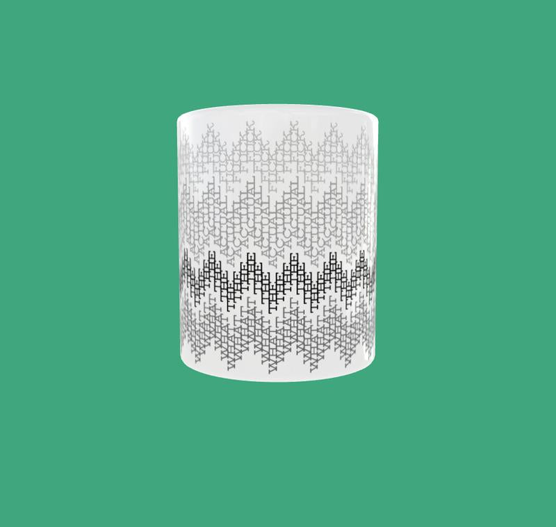 Hidden Message Coffee Mug: What The Actual F*ck - Sarcastic Woven Ceramic